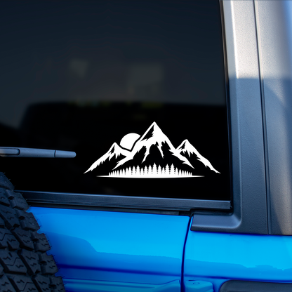 Mountain Forest Decal