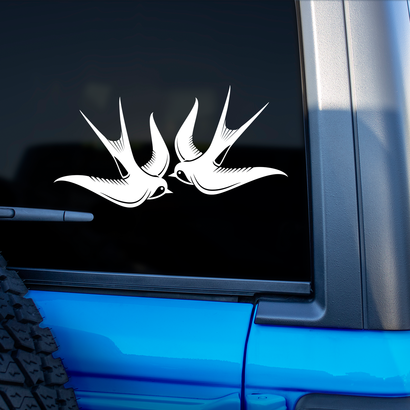 Retro Tattoo Swallow Sticker | Rockabilly Vintage Style – Pet Stickers ...