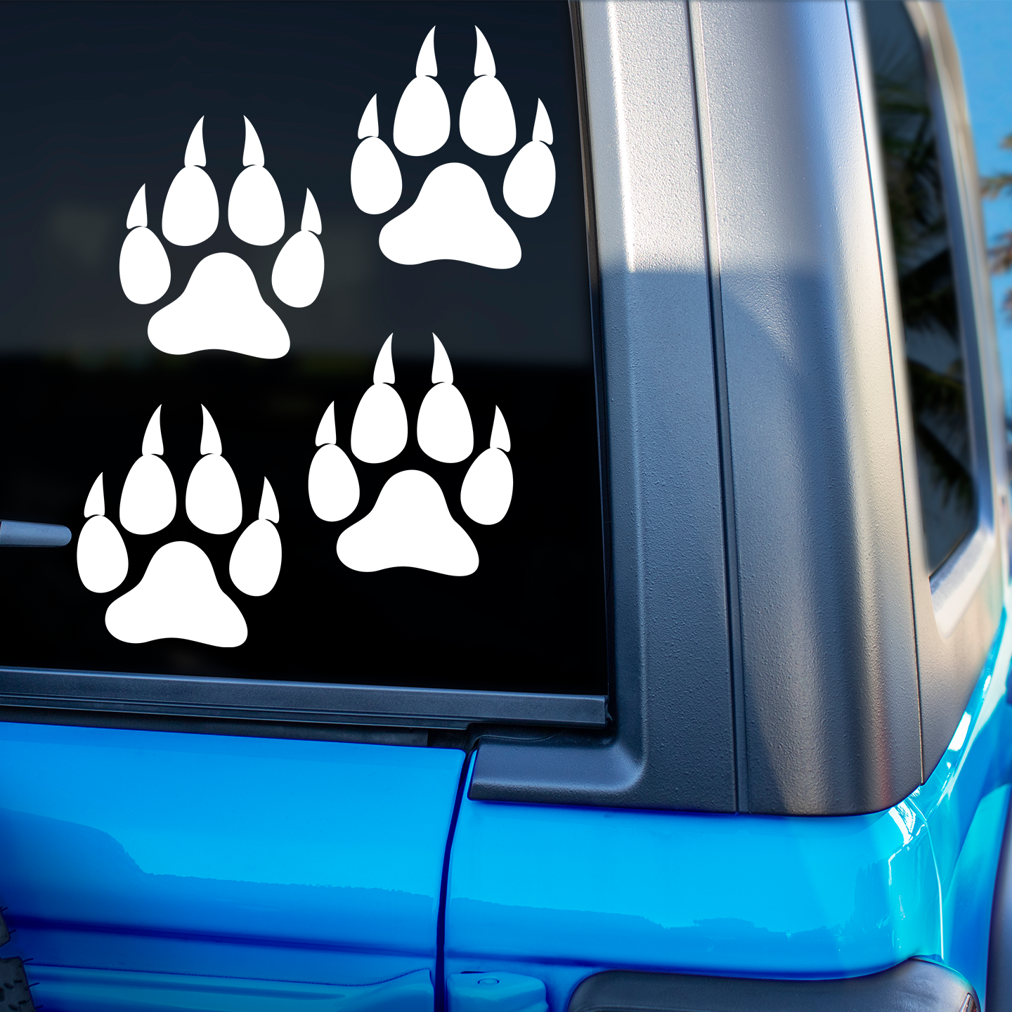 Dog Paws With Claws Stickers