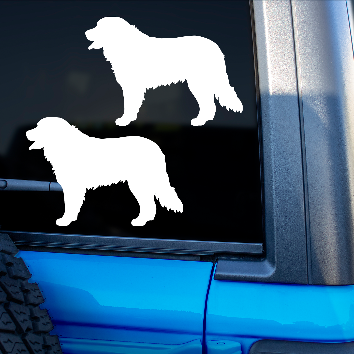 Bernese Mountain Dog Silhouette Sticker