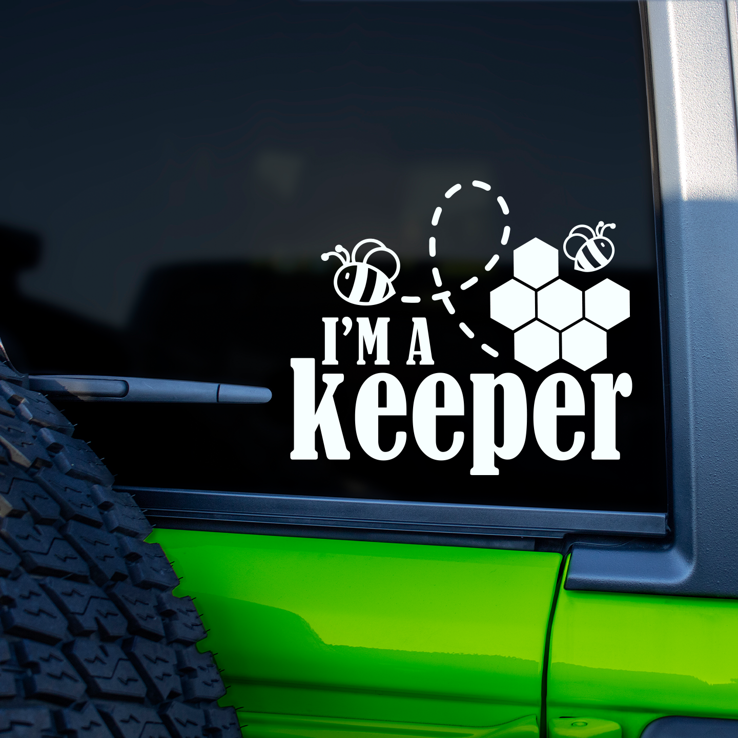 I'm A Keeper Funny Bee Sticker