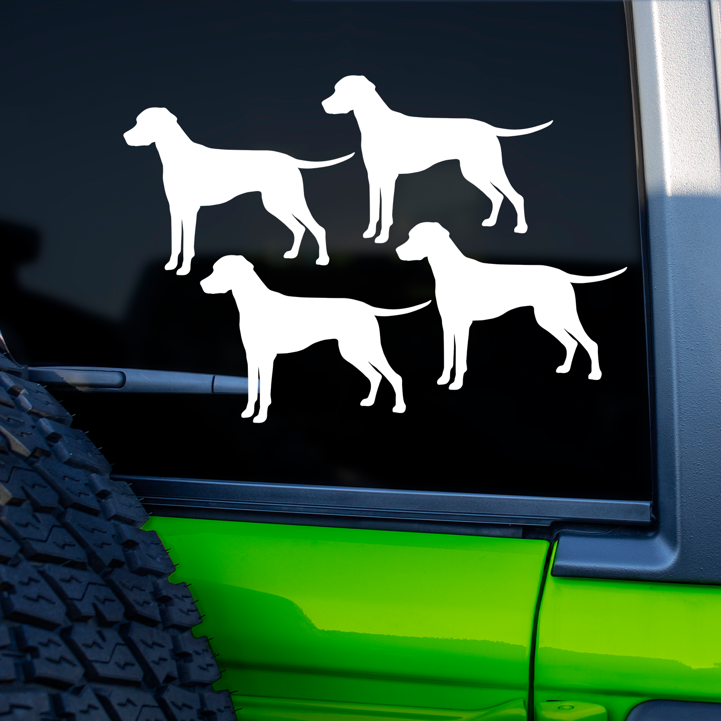 Dalmatian Silhouette Sticker