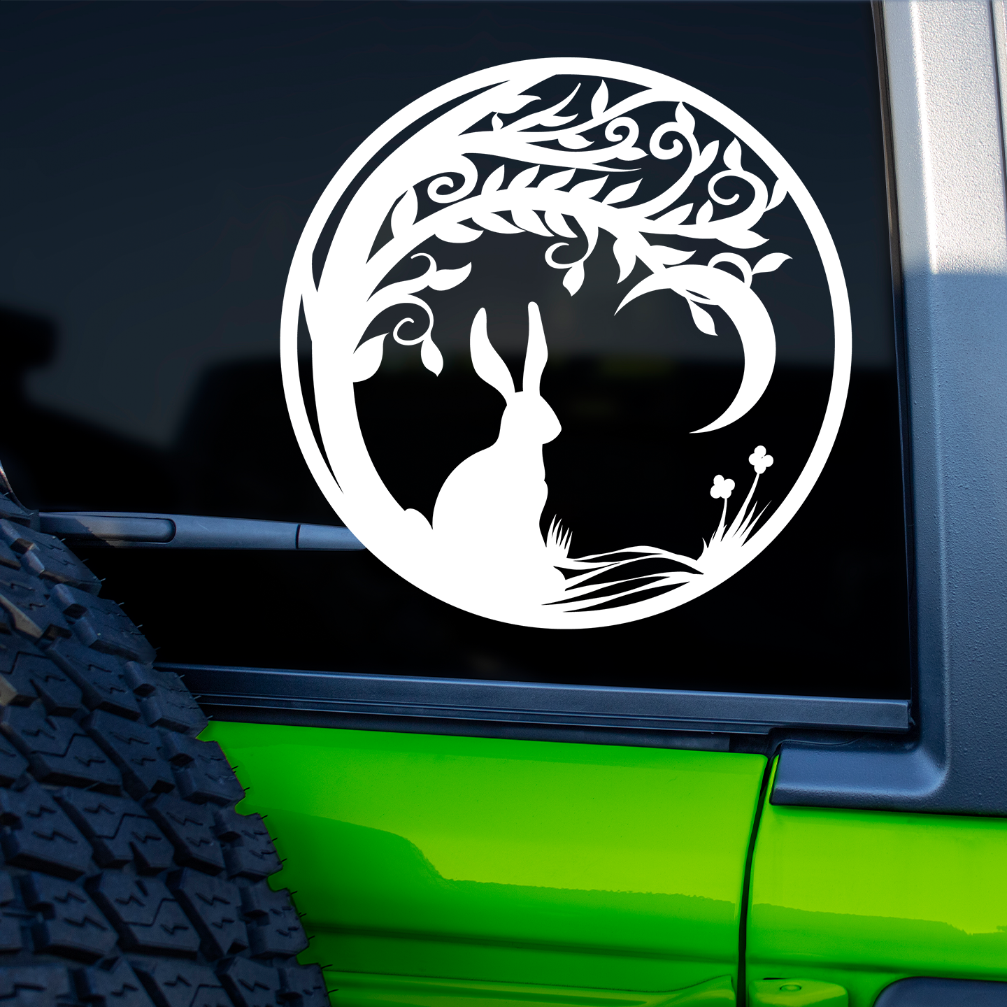 Rabbit Tree Of Life Sticker | Bunny Lover Gifts Australia – Pet ...