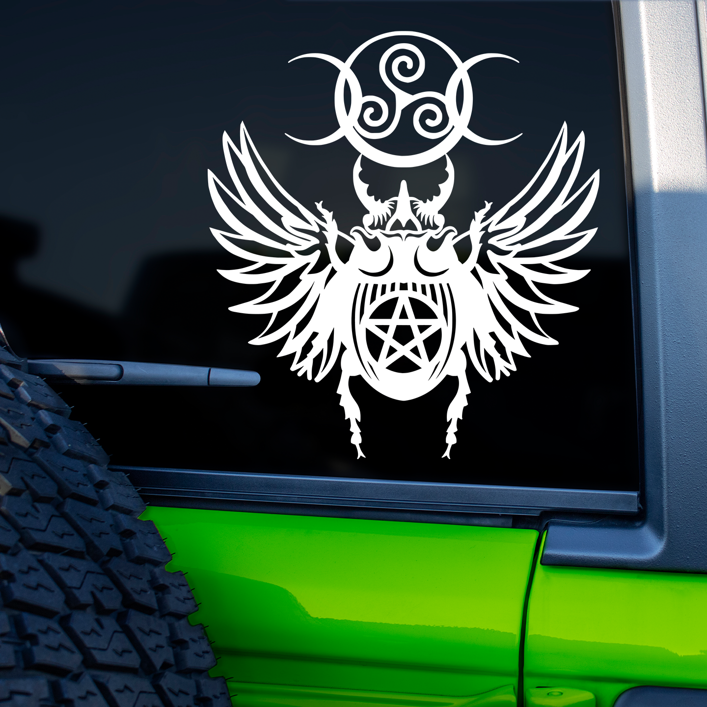 Scarab Beetle Sticker