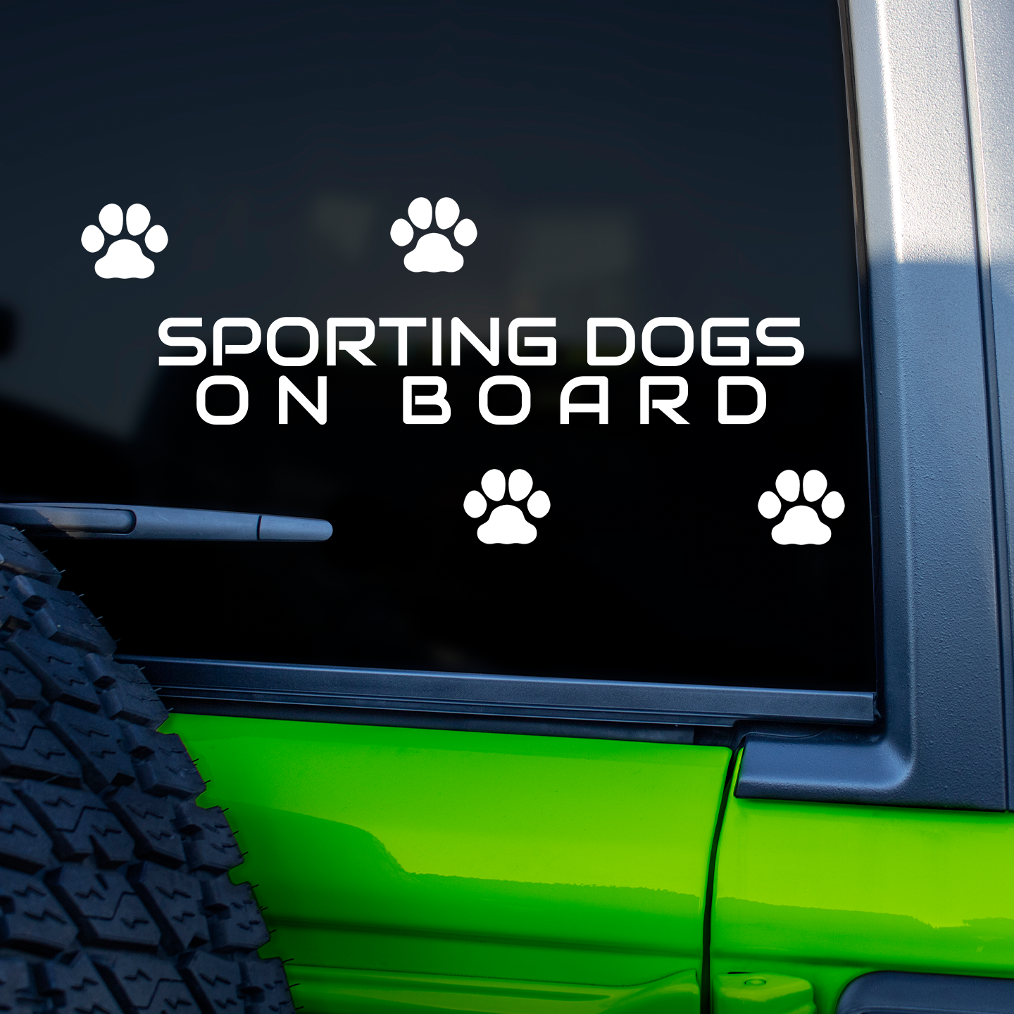 Sporting Dogs On Board Sticker