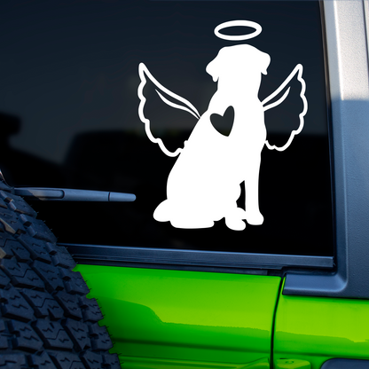 Labrador Retriever With Angel Wings Sticker