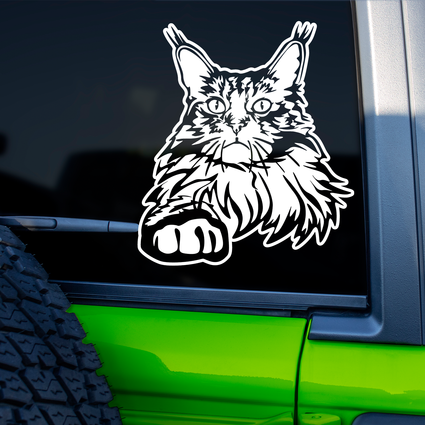 Maine Coon Cat Sticker