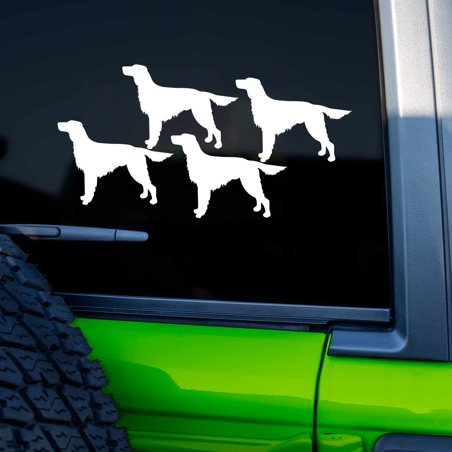 Irish Setter Silhouette Sticker