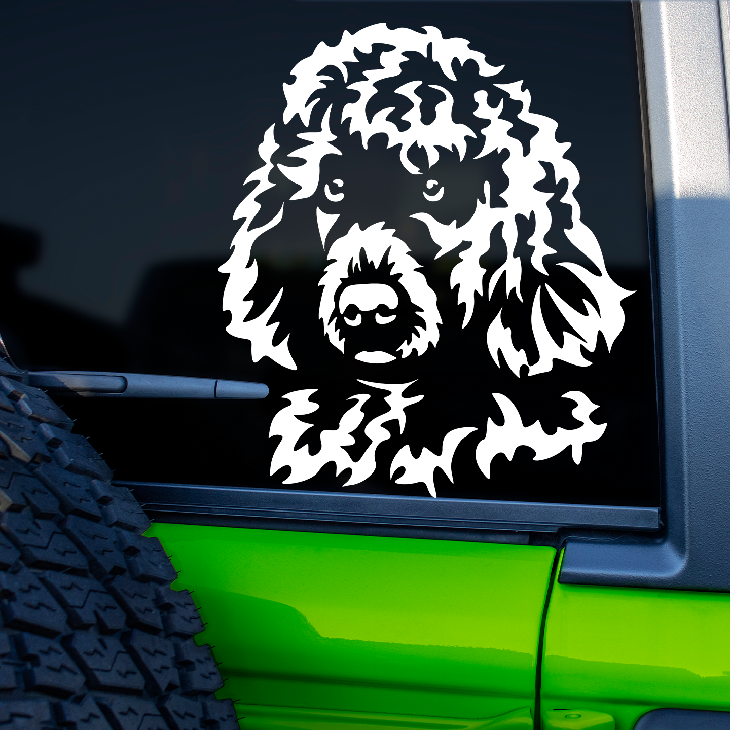 Poodle Sticker