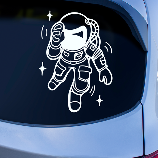 Astronaut In Outer Space Sticker