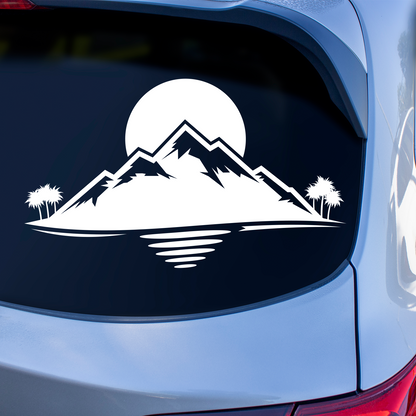 Mountain Sunset Decal