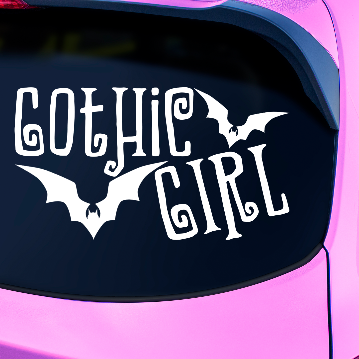 Gothic Girl Sticker | Pagan Stickers For Cars Australia – Pet Stickers ...