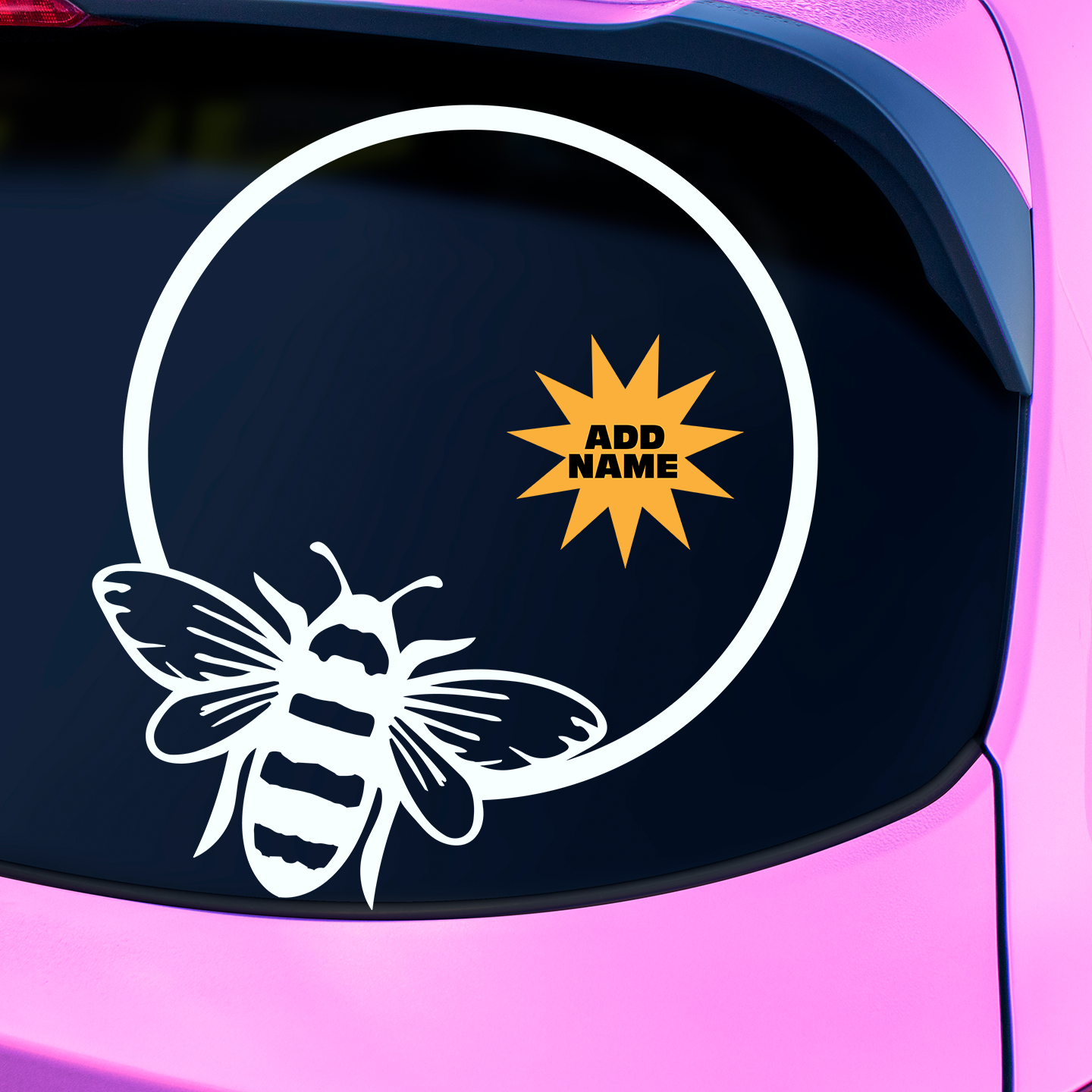 Custom Bee Sticker | Bee Stickers For Cars Australia – Pet Stickers ...