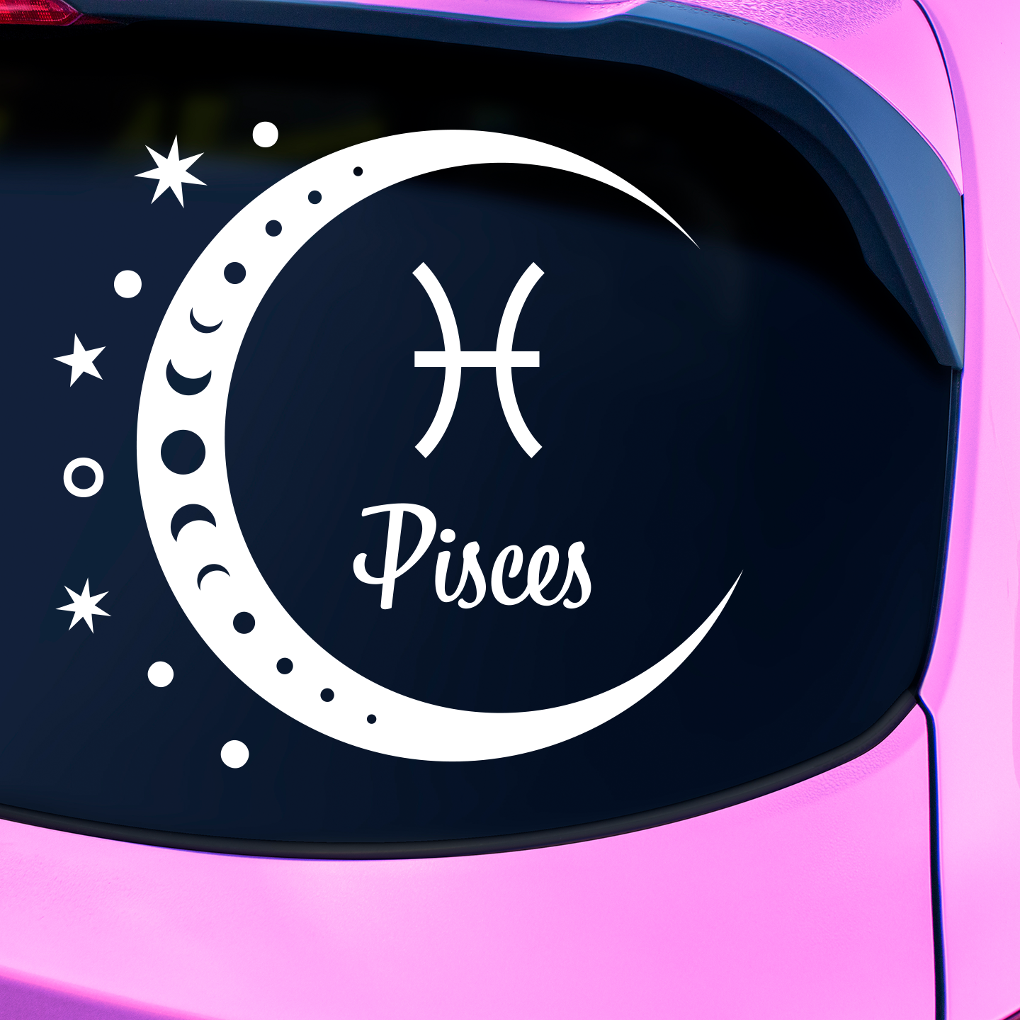 Pisces Zodiac Sticker | Astrology Stickers For Cars Australia – Pet ...