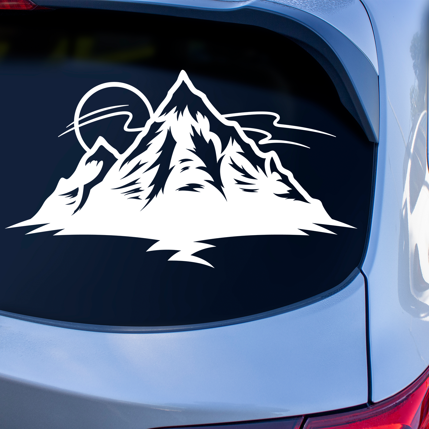 Mountain Sun Decal