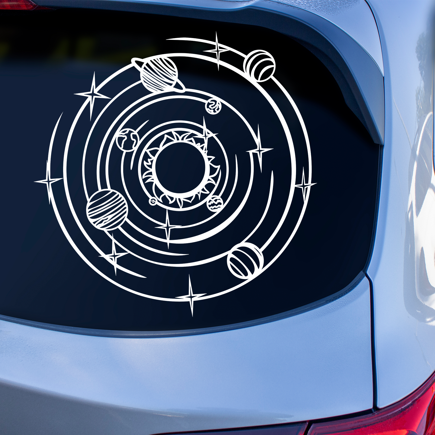 Solar System Sticker | Celestial Stickers For Cars Australia – Pet ...