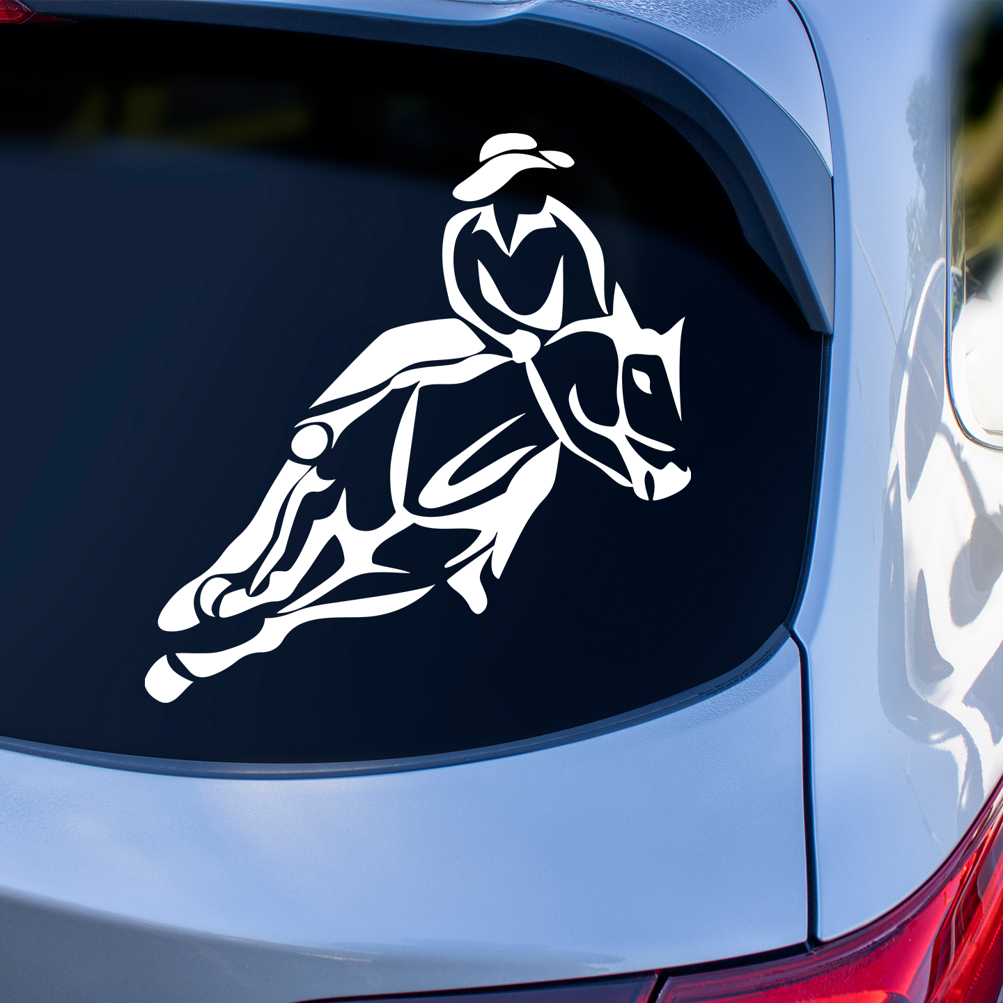 Barrel Racing Sticker | Horse Stickers For Cars Australia – Pet ...