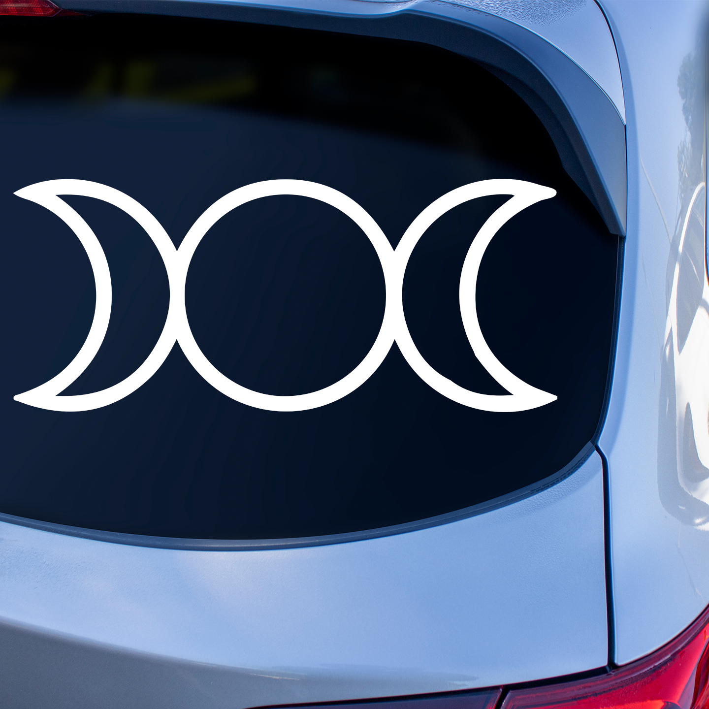 Triple Moon Sticker | Moon Phase Crescent Stickers Australia – Pet ...
