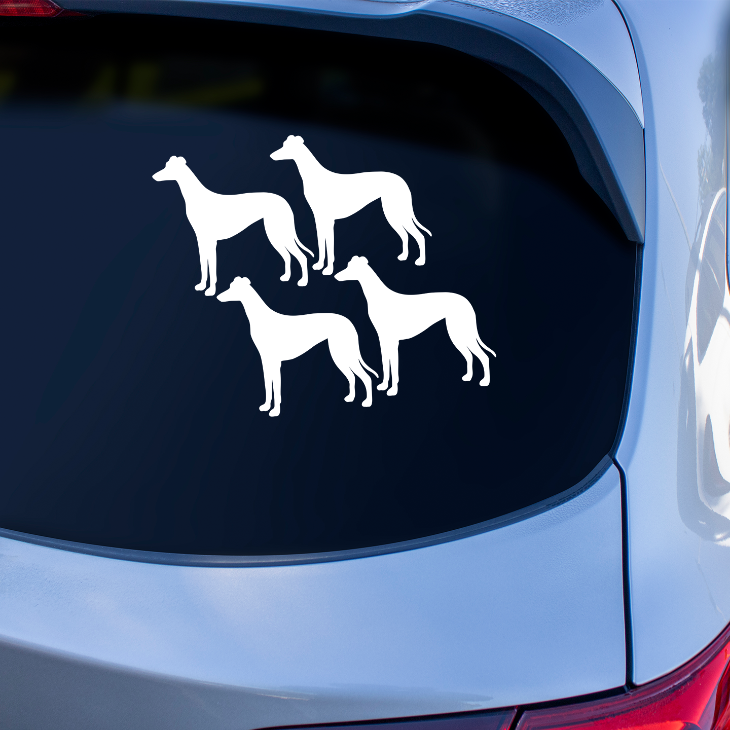Greyhound Silhouette Stickers