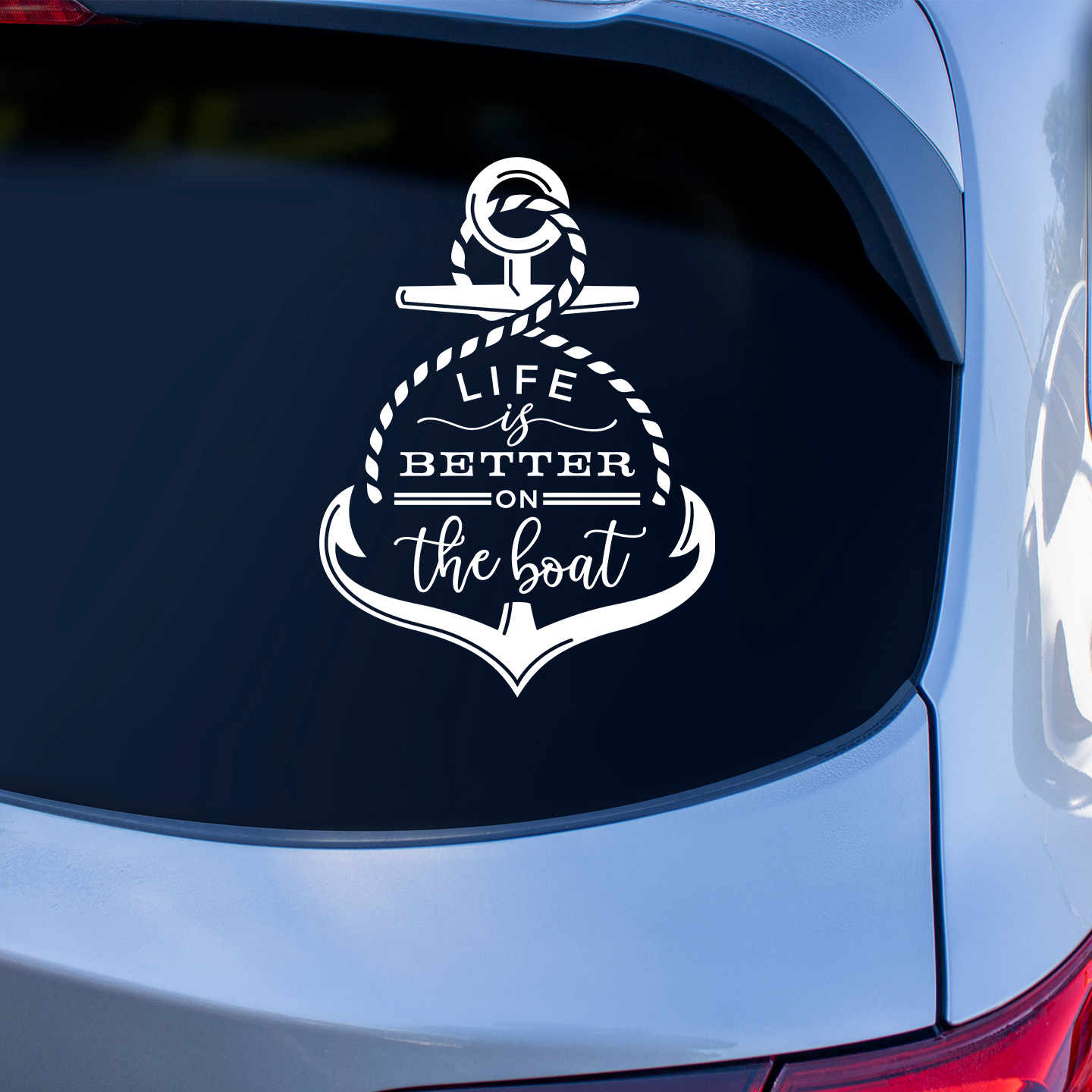 Life Is Better On The Boat Sticker