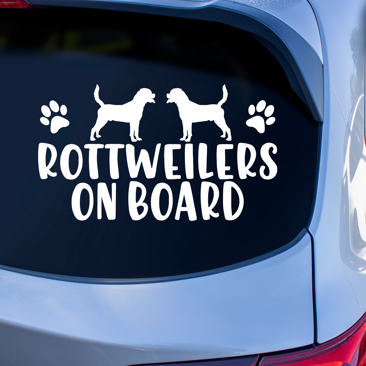 Rottweilers On Board Sticker