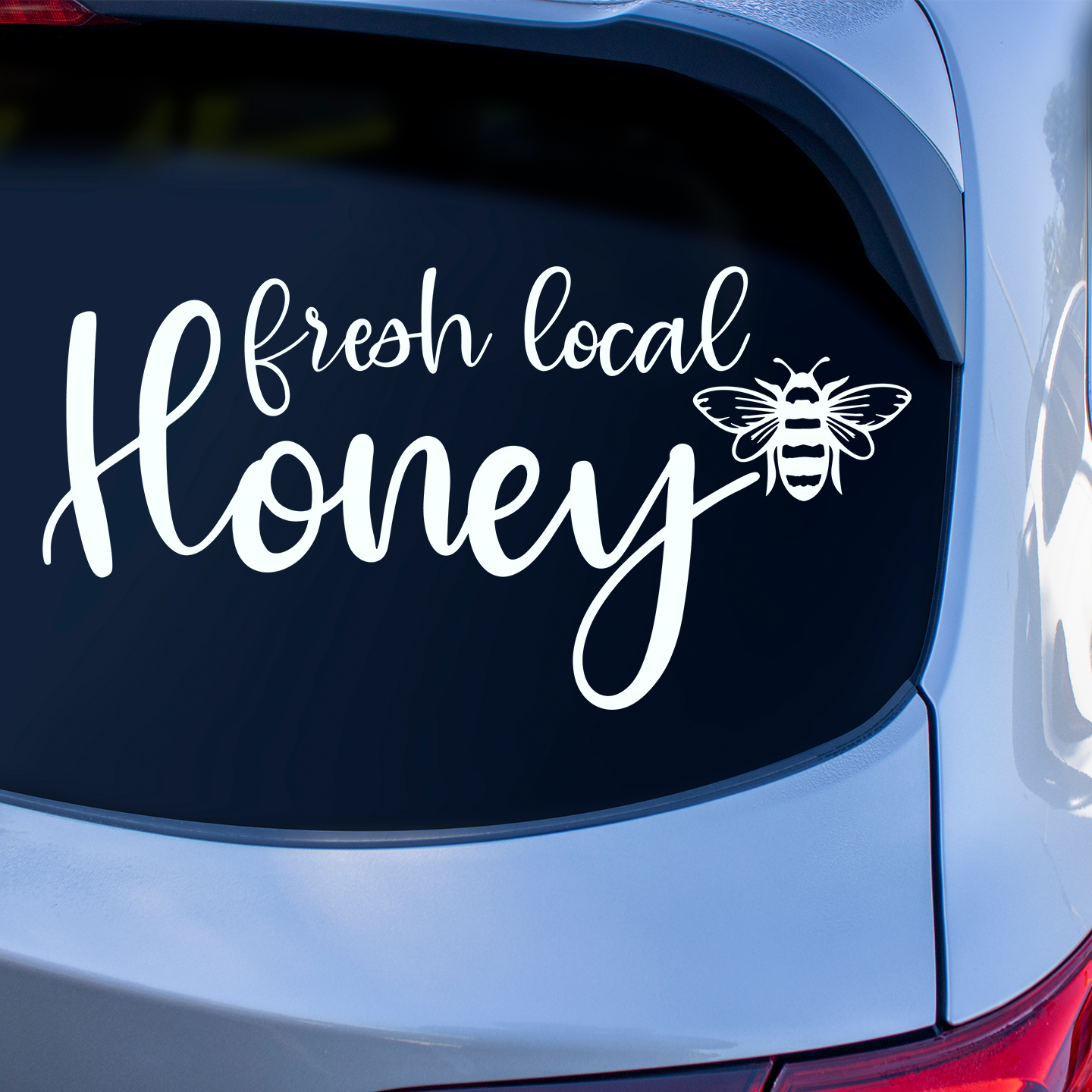Fresh Local Honey Bee Sticker