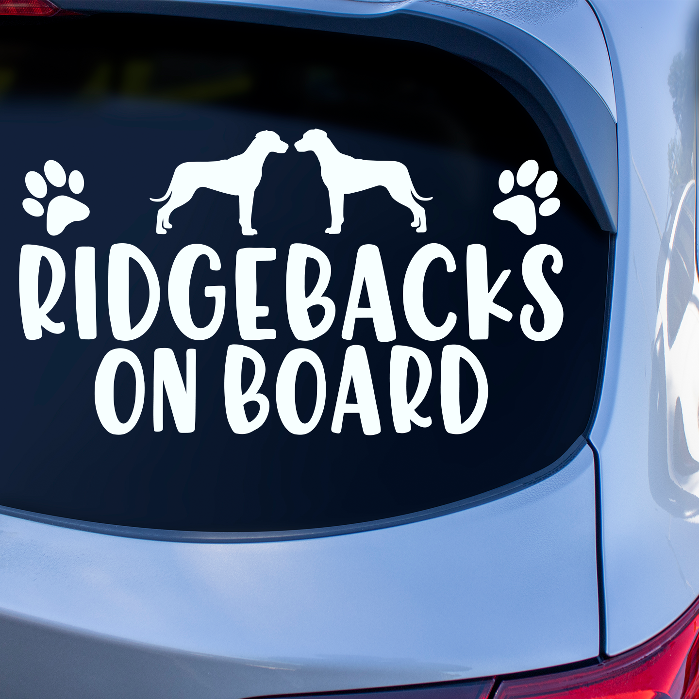 Rhodesian Ridgebacks On Board Sticker