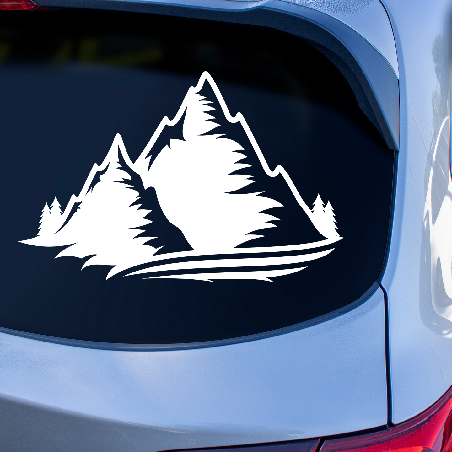 Mountain Forest Decal