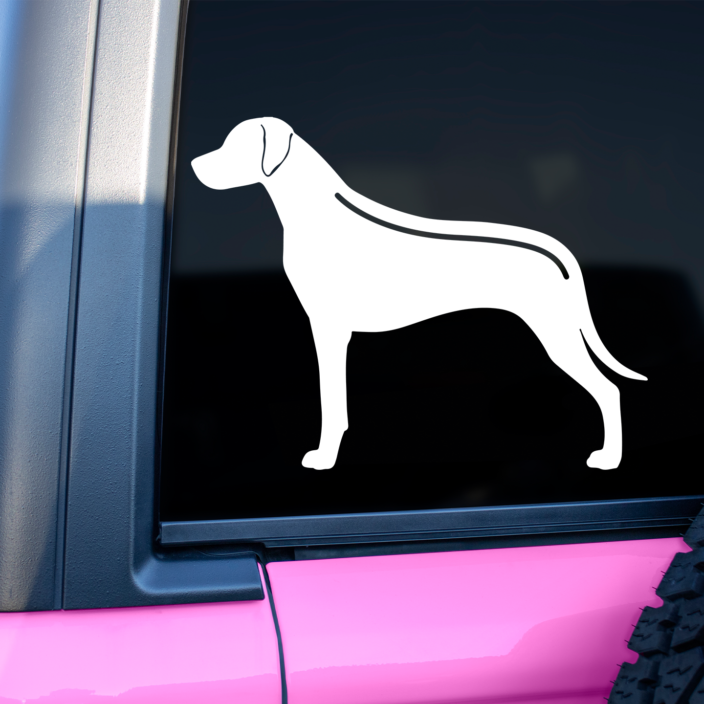 Rhodesian Ridgeback With Ridge Sticker | Dog Decals Australia – Pet ...