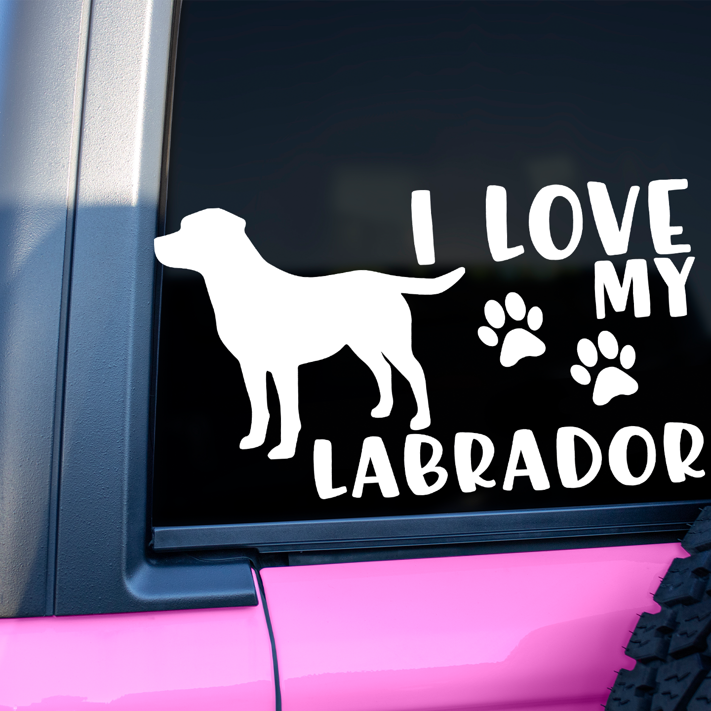 Labrador Retriever Sticker | Dog Stickers For Cars Australia – Pet ...