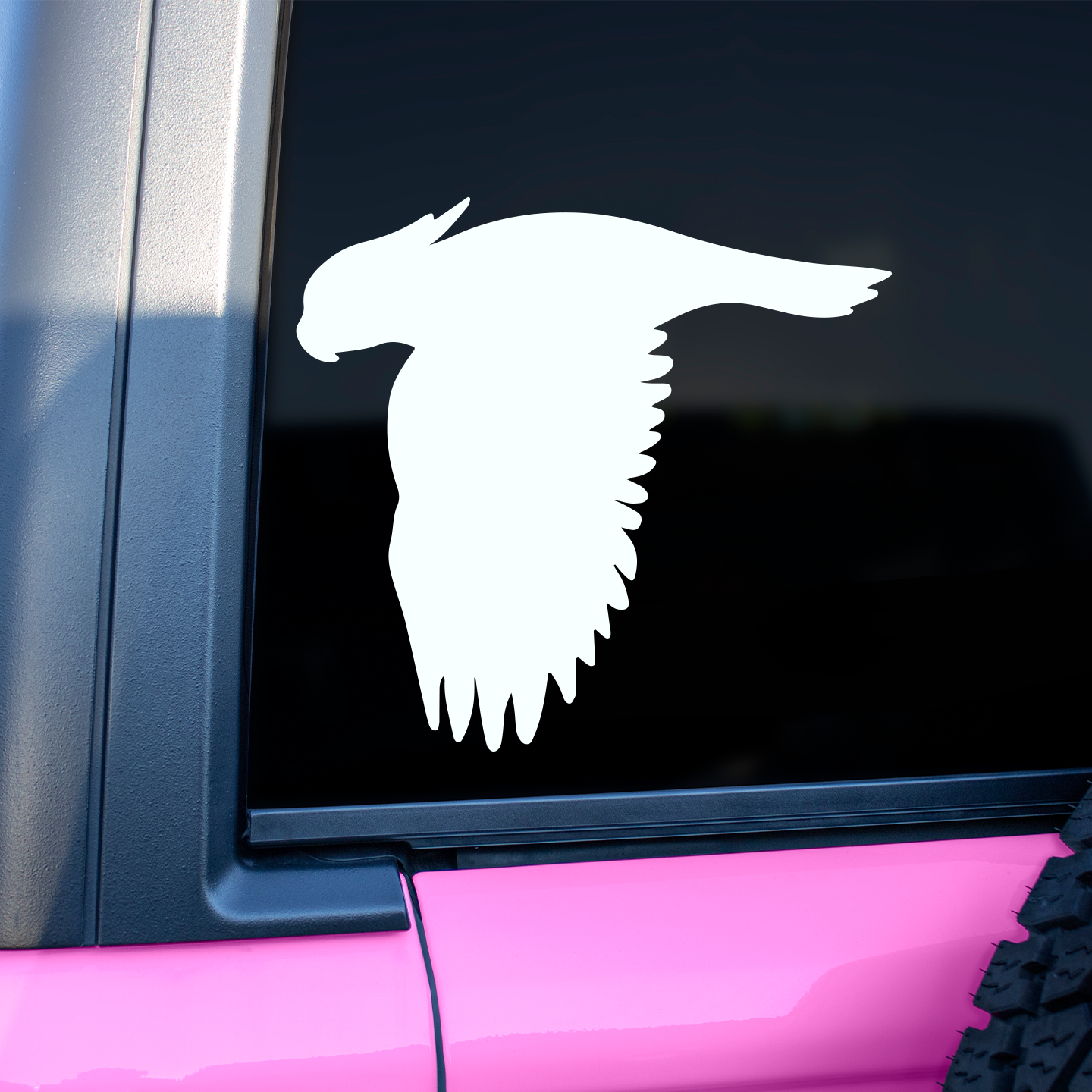 Cockatoo Silhouette Stickers