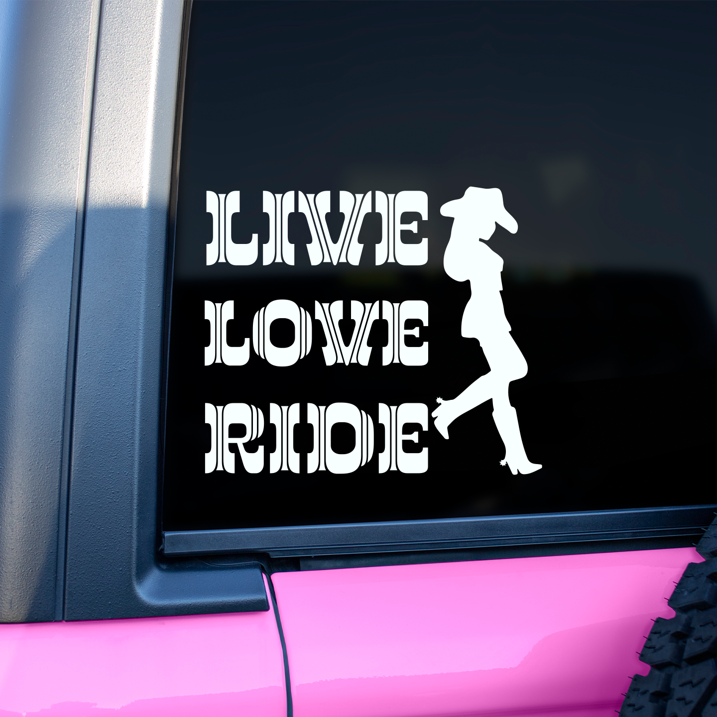 Live Love Ride Sticker