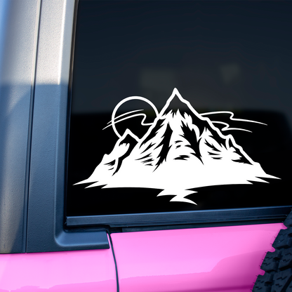 Mountain Sun Decal