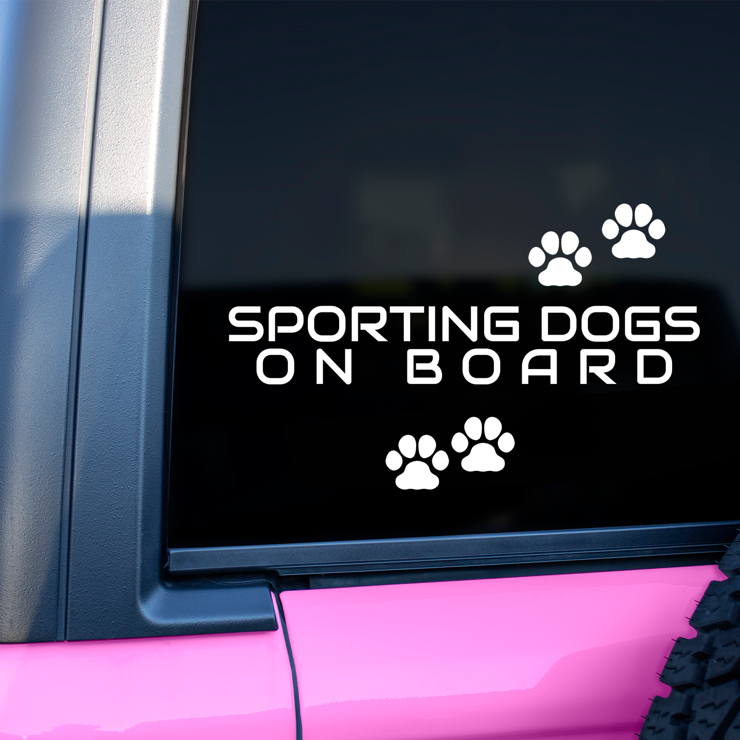 Sporting Dogs On Board Sticker