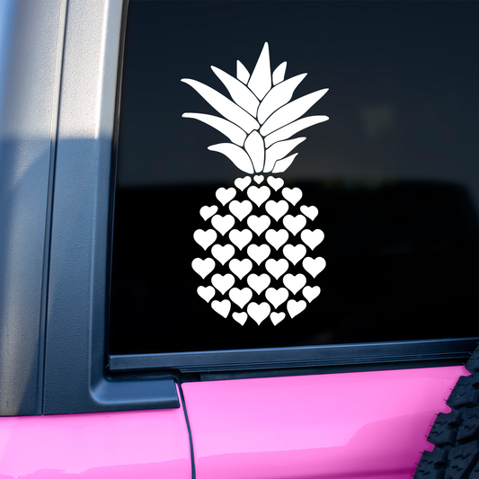 Pineapple Hearts Sticker