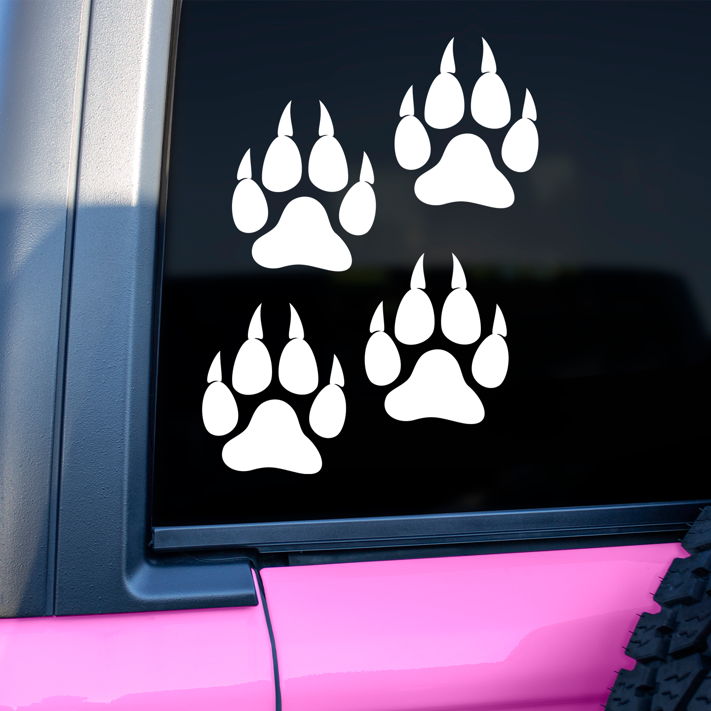 Dog Paws With Claws Stickers