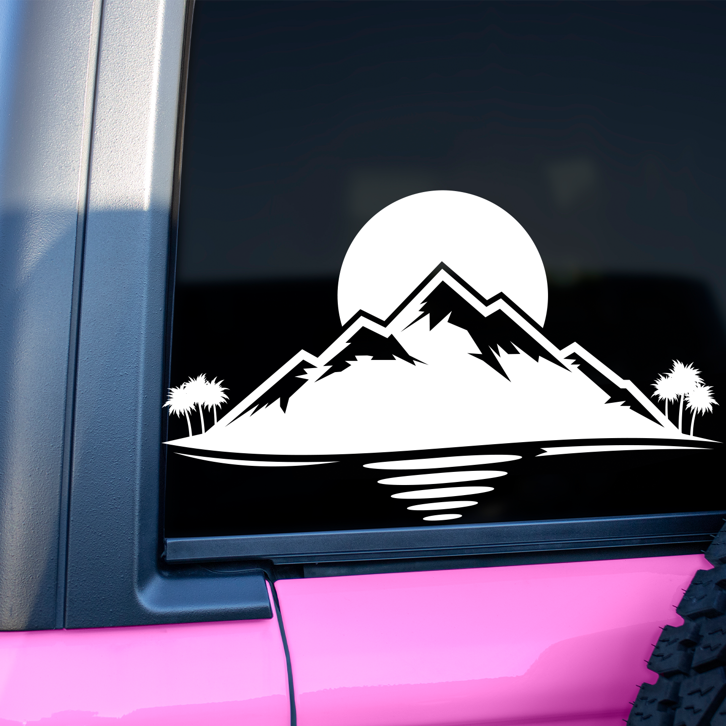 Mountain Sunset Decal