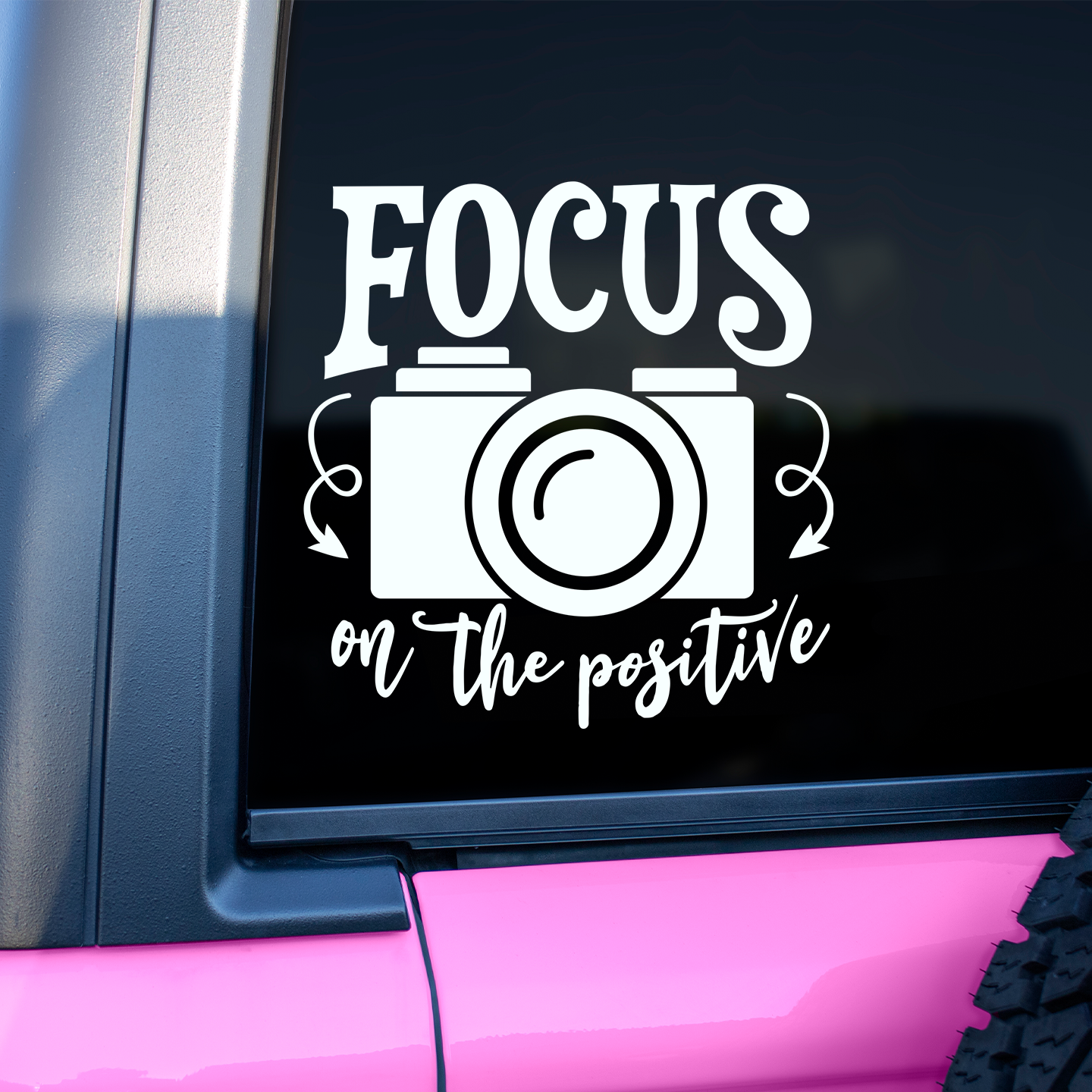 Focus On The Positive Sticker