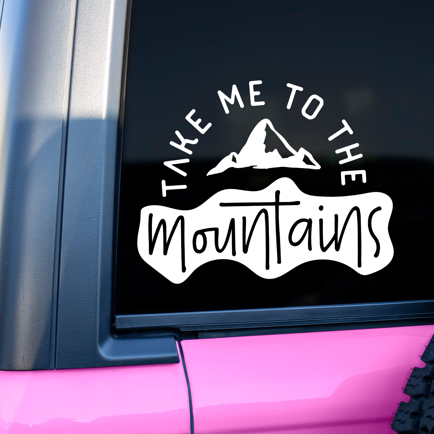 Take Me To The Mountains Sticker