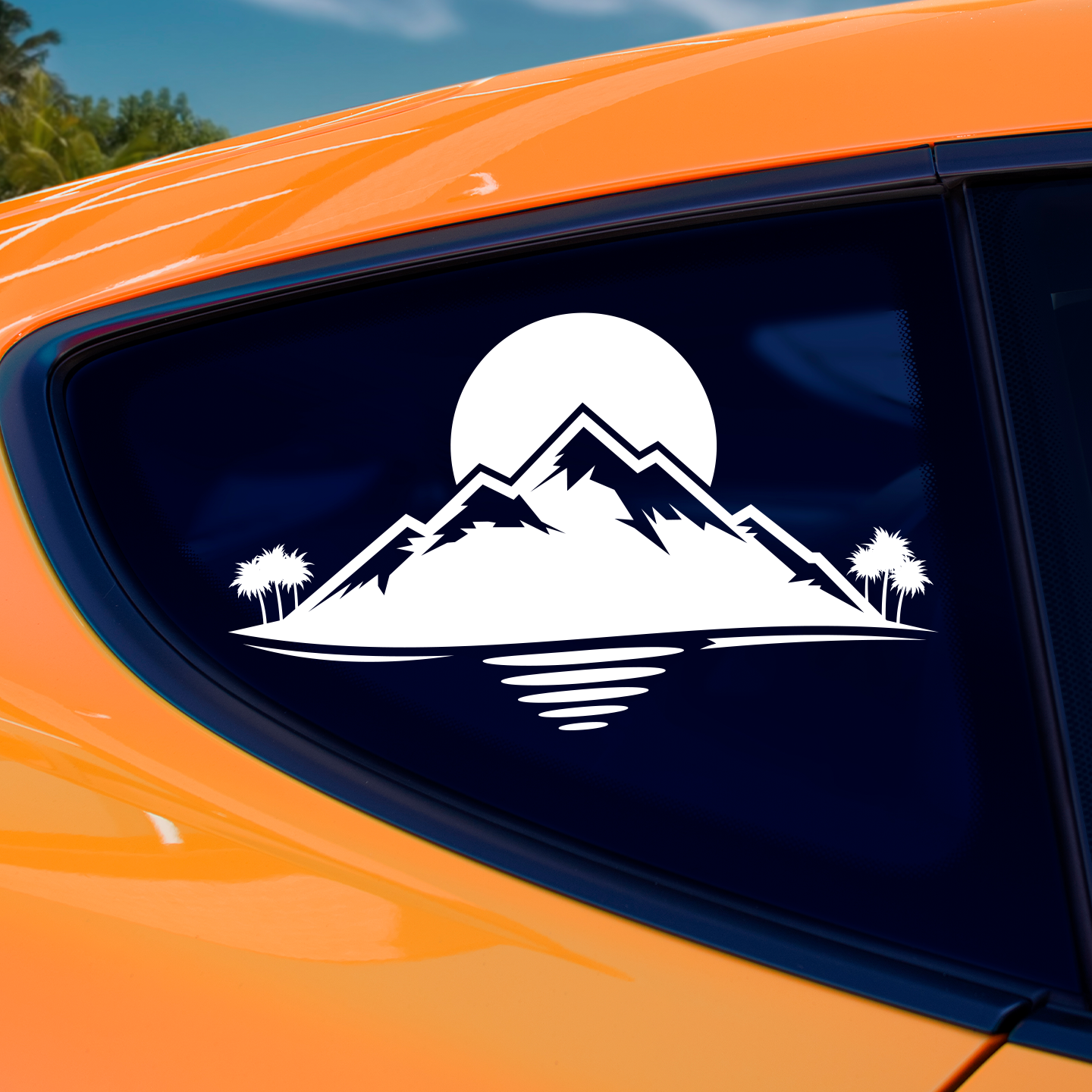 Mountain Sunset Decal