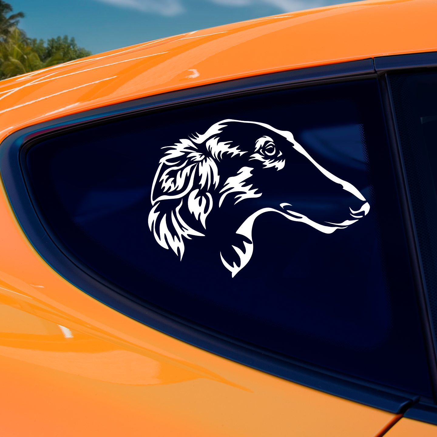 Borzoi Sticker