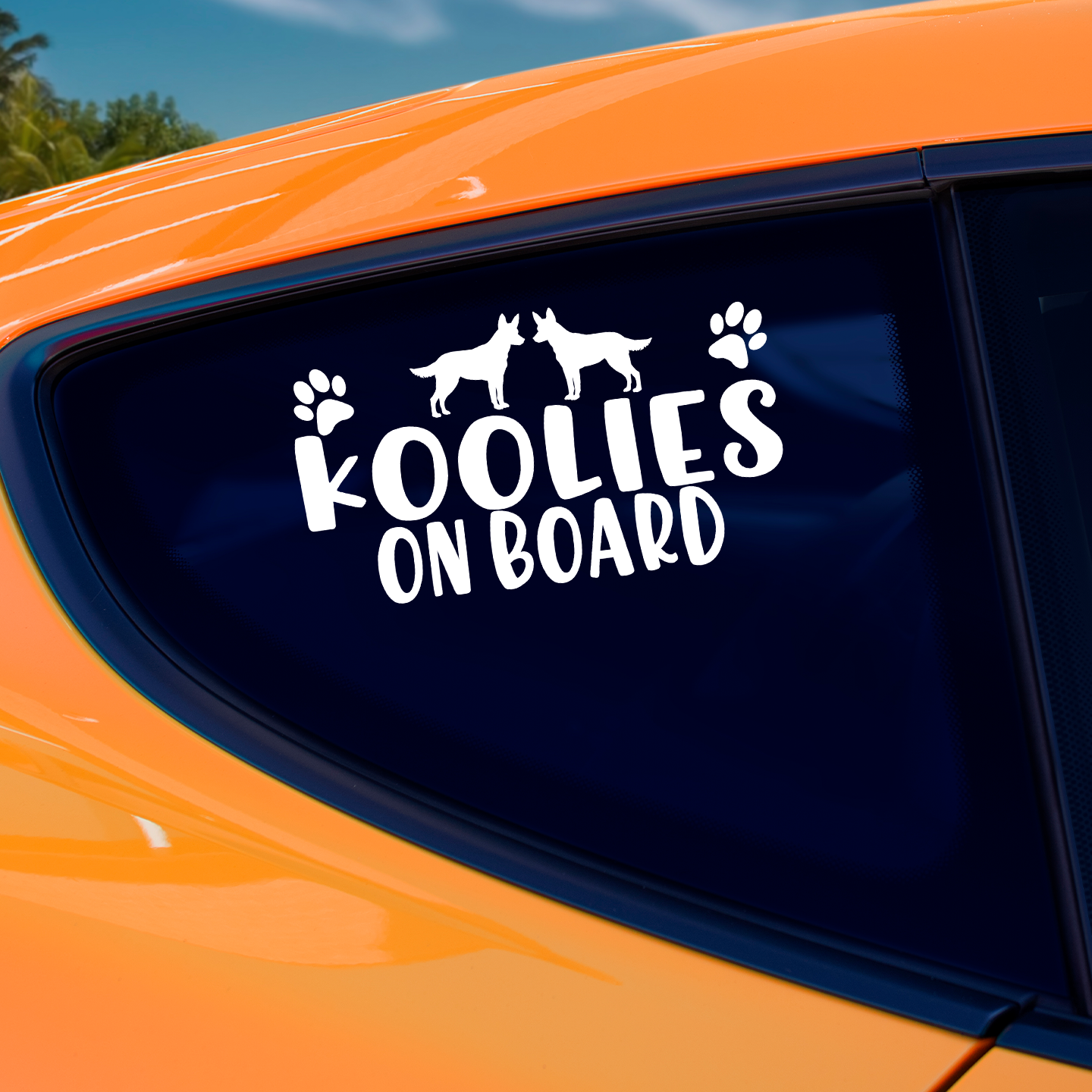 Koolies On Board Sticker
