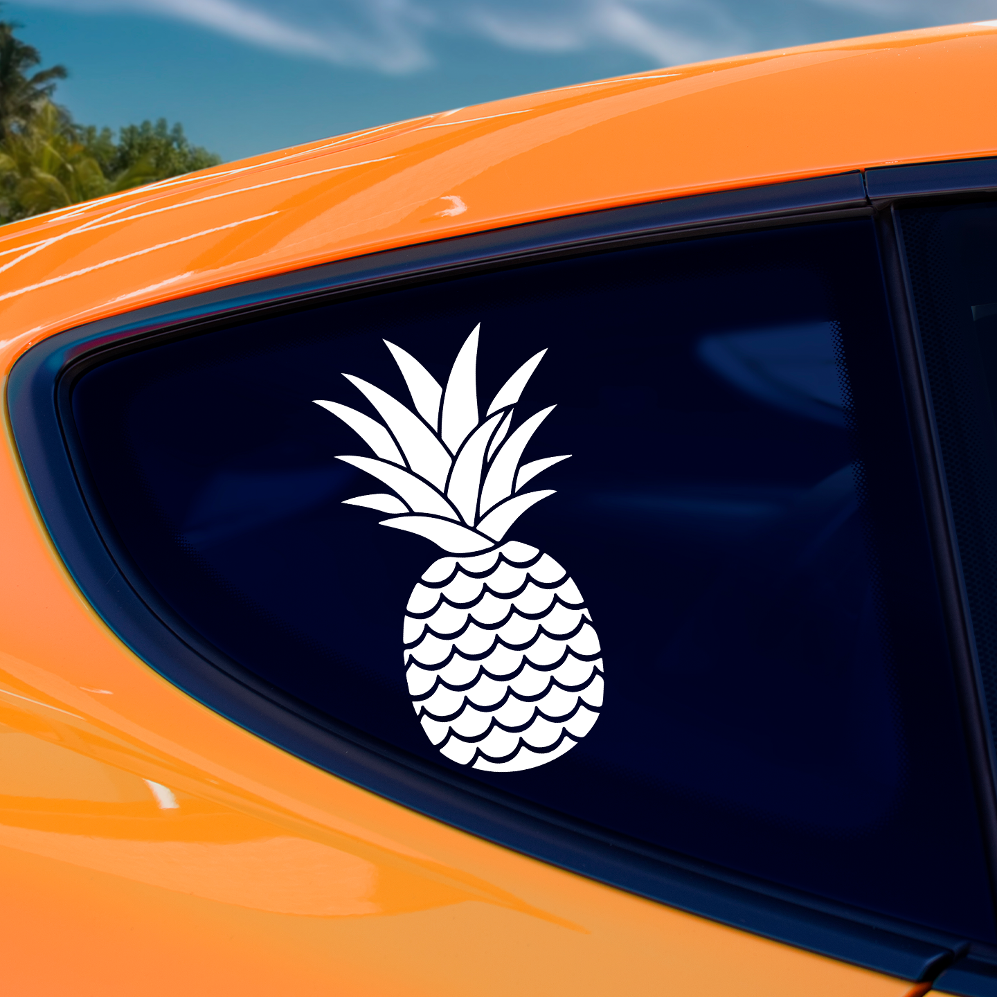 Pineapple Waves Sticker