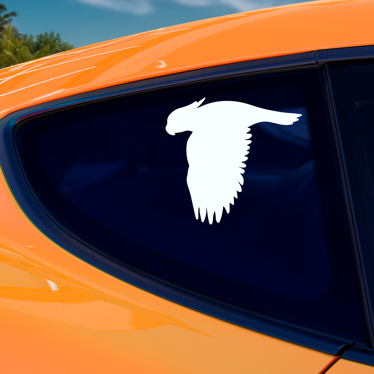 Cockatoo Silhouette Stickers