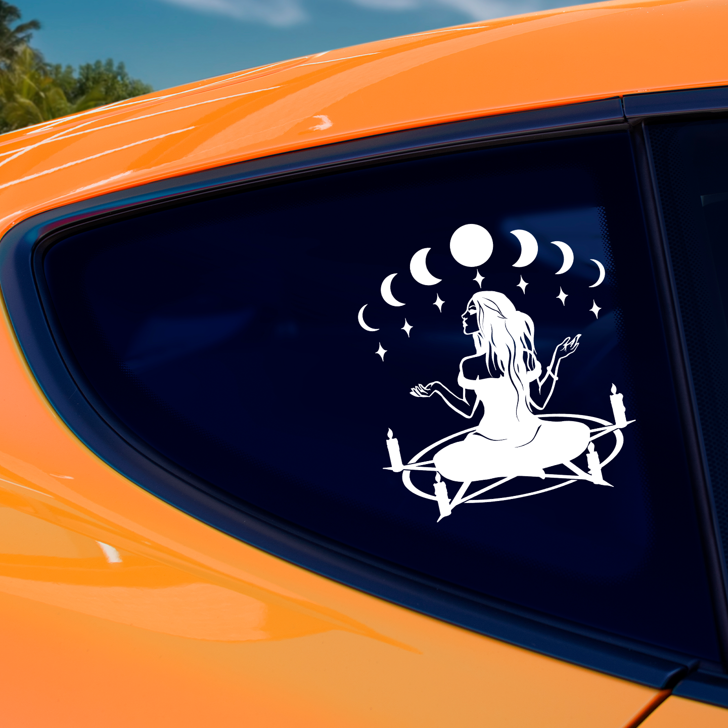 Witch Moon Phase Sticker