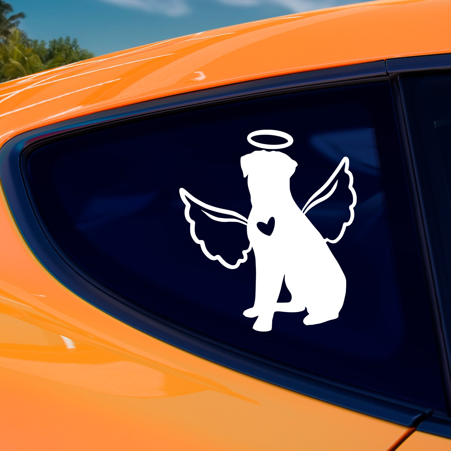 Rottweiler With Angel Wings Sticker
