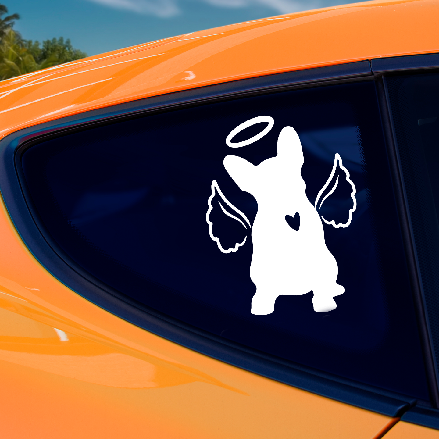 French Bulldog With Angel Wings Sticker