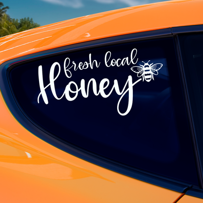 Fresh Local Honey Bee Sticker