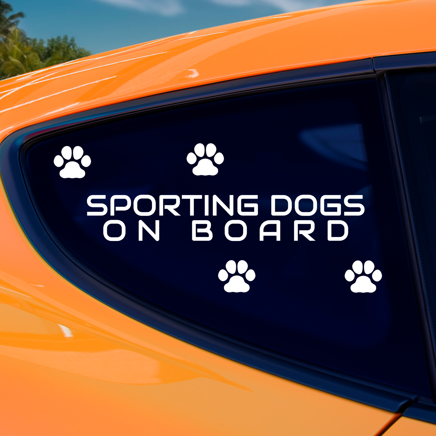 Sporting Dogs On Board Sticker