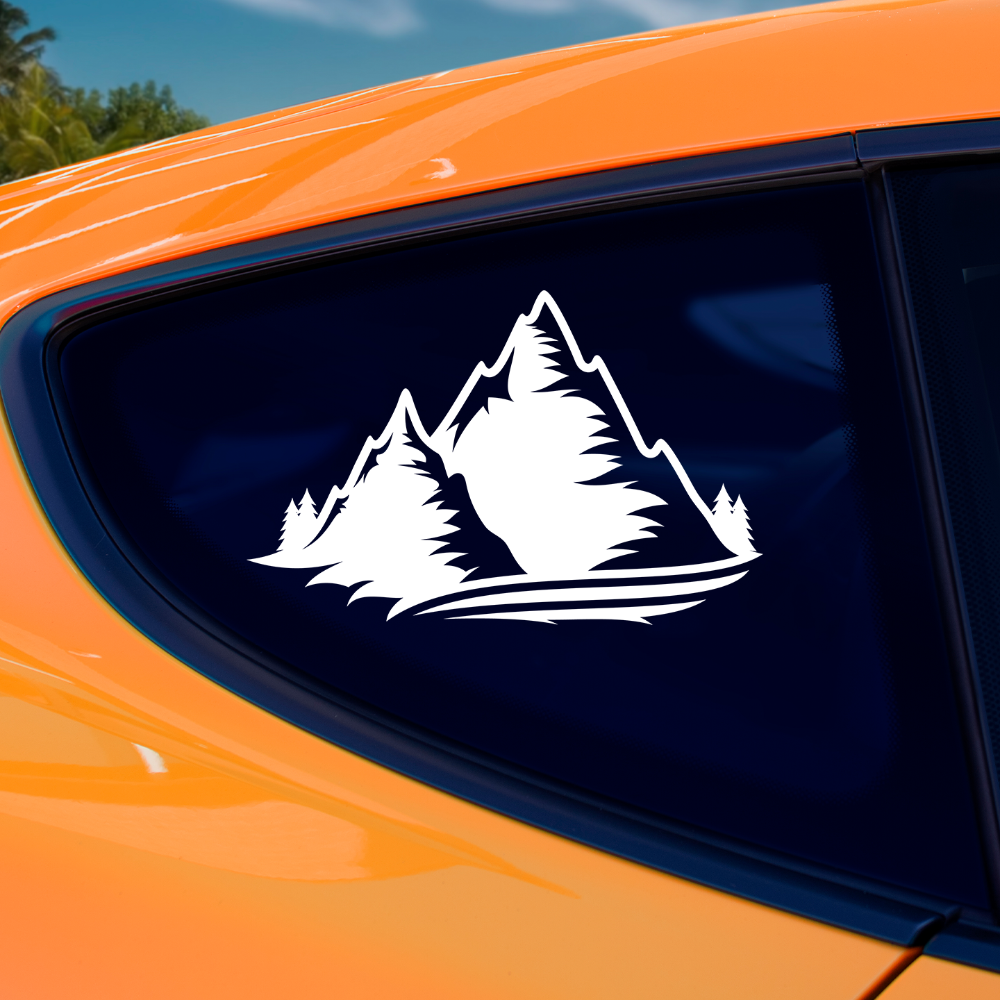 Mountain Forest Decal